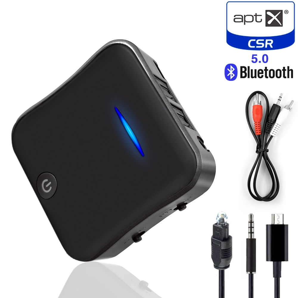 Bluetooth 5.0 Receiver Transmitter aptX HD Optical Wireless Bluetooth Adapter CSR BC8675 Chip aptX Low Latency