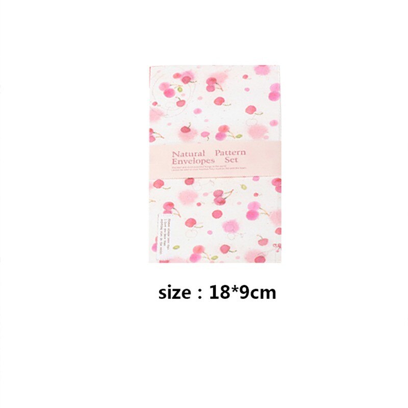 5pcs/pack Floral Envelope Cute Paper Award Stationery Writing Office Envelope Letter Paper
