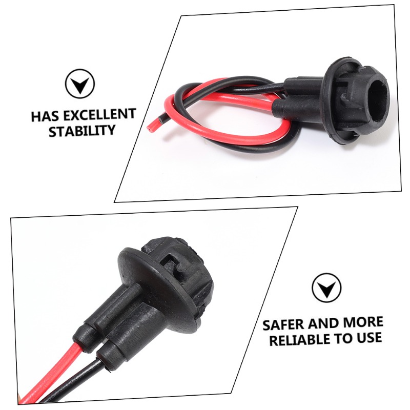 T10 W5W Car Wedge Light Bulb Socket Connector Holder Extension LED Lamp Bulb Base Holder Socket Wedge Base Light Bulb Plug