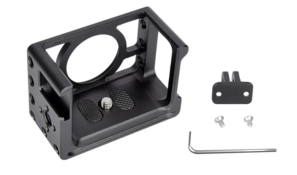 RX0 Vlog Camera Cage Mount for Sony RX0 II Protective with 1/4 3/8 Thread for Tripod Quick Release Microphone Light Magic Arm: for RX0 II