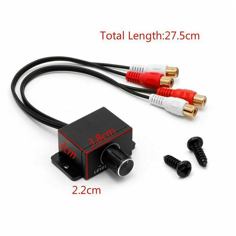 Digital Adapter Bass Boost Level Mini Audio Amplifier Knob Universal Remote Stereo Interior Accessories Car Volume Control