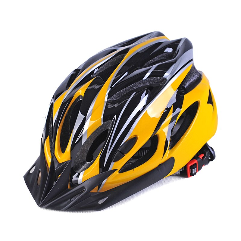 Lichtgewicht Ademend Volwassen Fietshelm Mountainbike Integraal Molding Voor Bike Fiets Mannen Vrouwen Comfortabel: Yellow Black