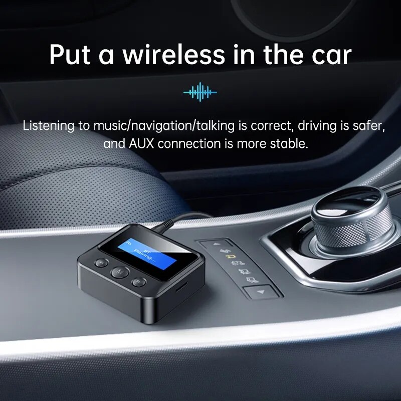 Transmissor e receptor Bluetooth 5.0, Adaptador sem fio EDR, Dongle USB, AUX de 3,5mm, RCA para TV, PC, fones de ouvido, estéreo doméstico, carro, áudio HIFI