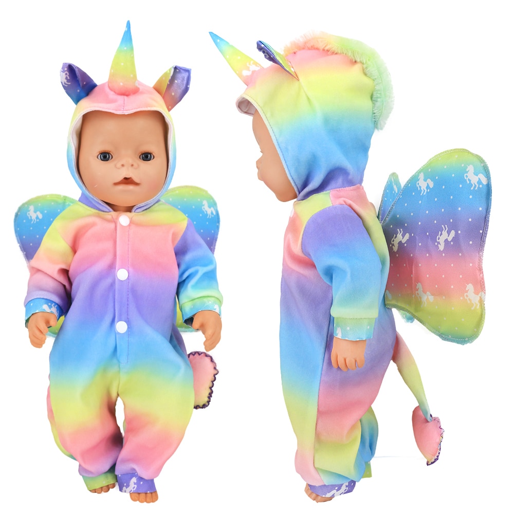 40cm reborn baby docka kläder kanin overall för 40cm docka jumpsuit nenuco y su hermanita 18 tum flick docka kläder