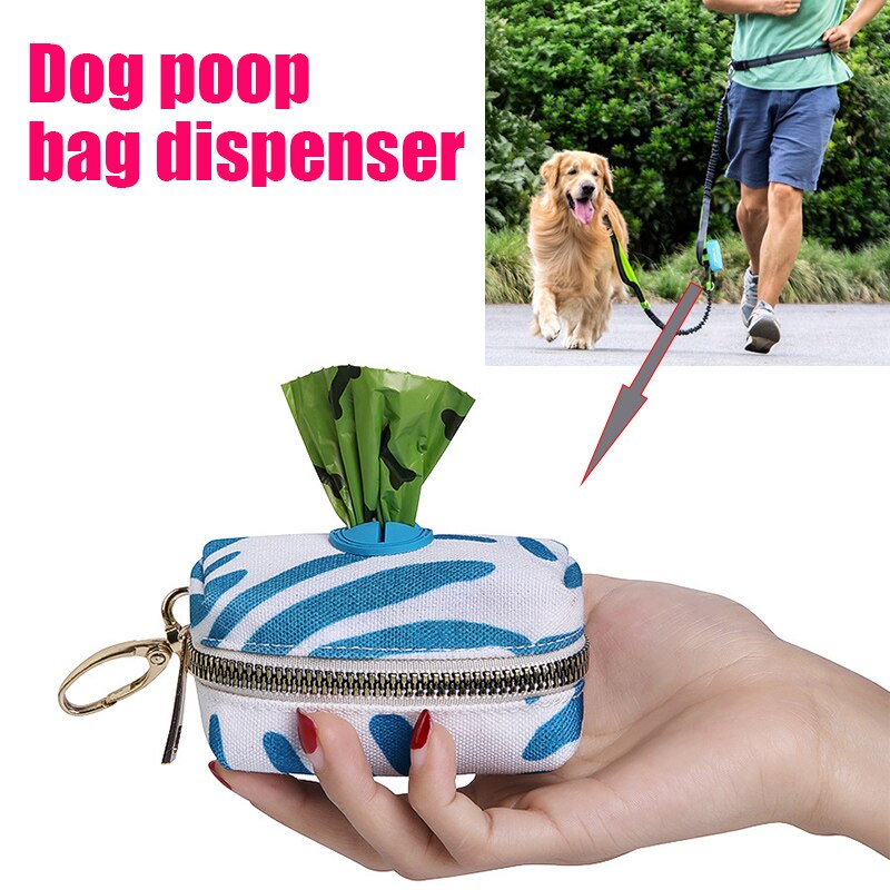 Dispensador de bolsas para excrementos de perro, almacenamiento de bolsas de basura, caja de productos para mascotas, suministros de limpieza de Garb