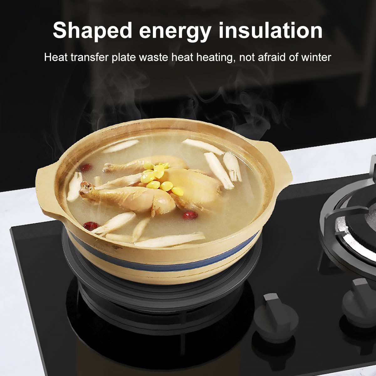 24/28cm Kitchen Heat Diffuser Absorbing Distributer Heat Conduction Plate Stainless Steel Gas Stove Top Kitchen Stove Accessory