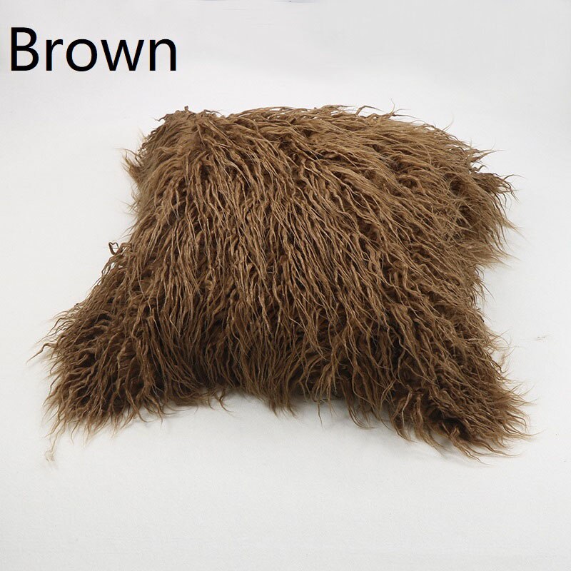 (75*50 cm) Deken Mand Stuffer Bont Fotografie Props Pasgeboren Fotografie Rekwisieten: brown