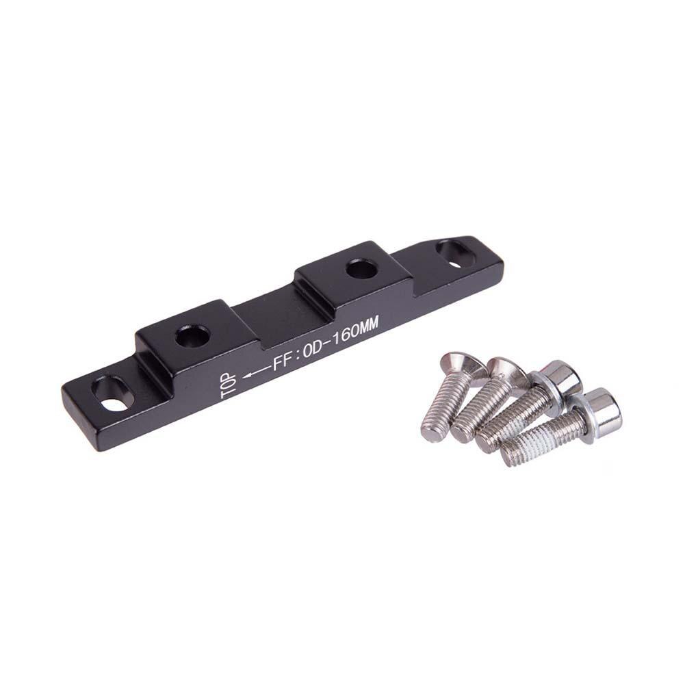 Road Bike Disc Brake Flat Mount Adapter Ultralight Aluminum Alloy Bracket Disc Brake Adaptor Bicycle Parts Accessories: FF160 black