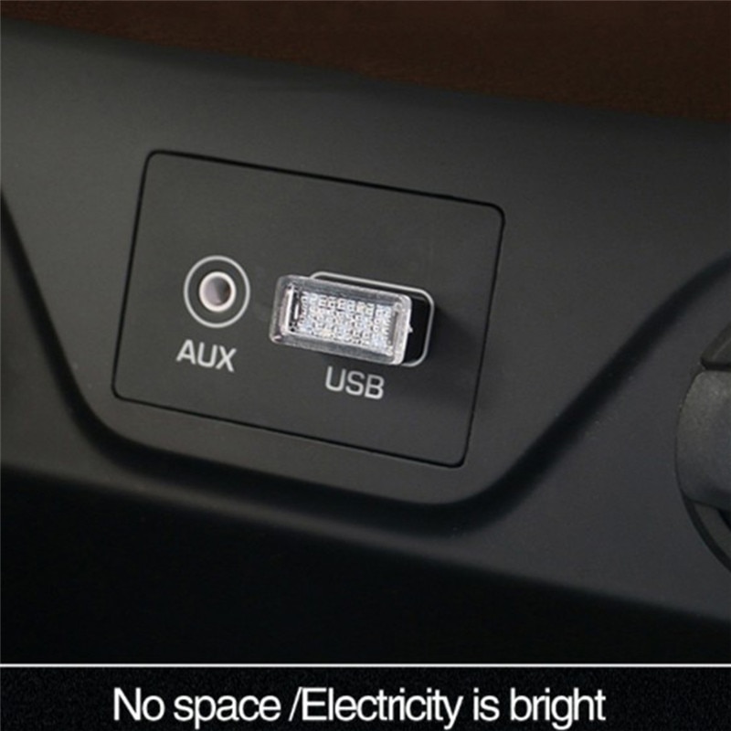 Biltilbehør interiør mini bil atmosfære lys usb trådløs led bil interiør neon ambient lampe bil interiør smykker