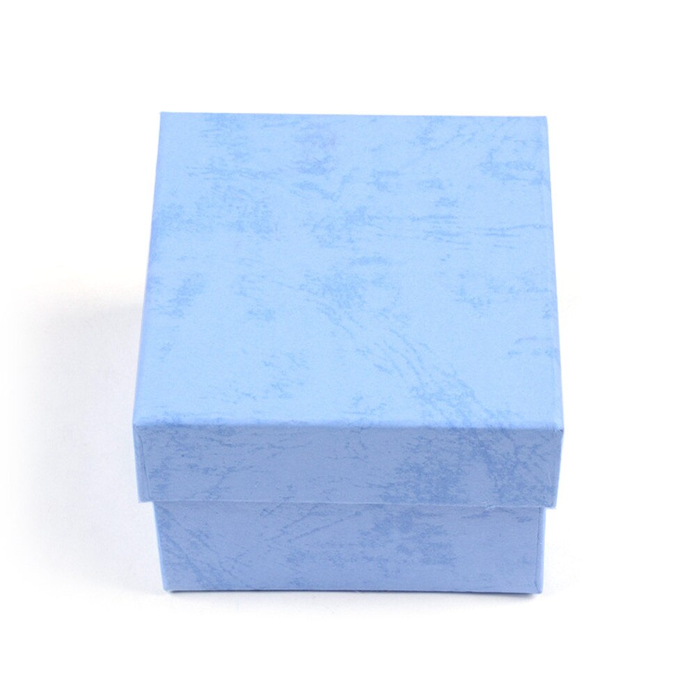 Snelle Levering Duurzaam Horloge Box Case Voor Armband Armband Sieraden Horloge Houder Horloge Stand Caja Reloj: Blauw