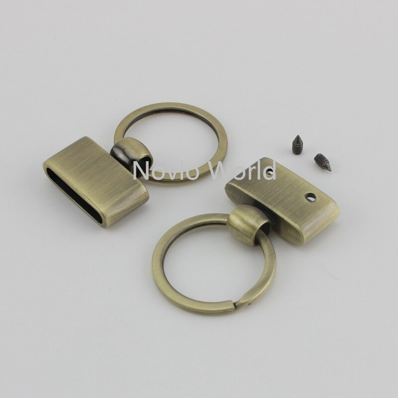 10 Stuks 5 Kleuren 45X27mm T-Vorm Sleutelhanger Met 24 Mm Split Key Rings, sleutelhanger Hardware Sleutelhanger Accessoires Sleutelhanger