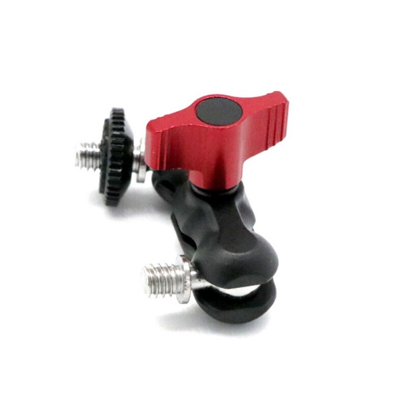 Arm Stabilizer Mount Adapter Dual Ball Head Adjustable Rotatable DSLR Camera LCD Monitor Accessory Hotsale