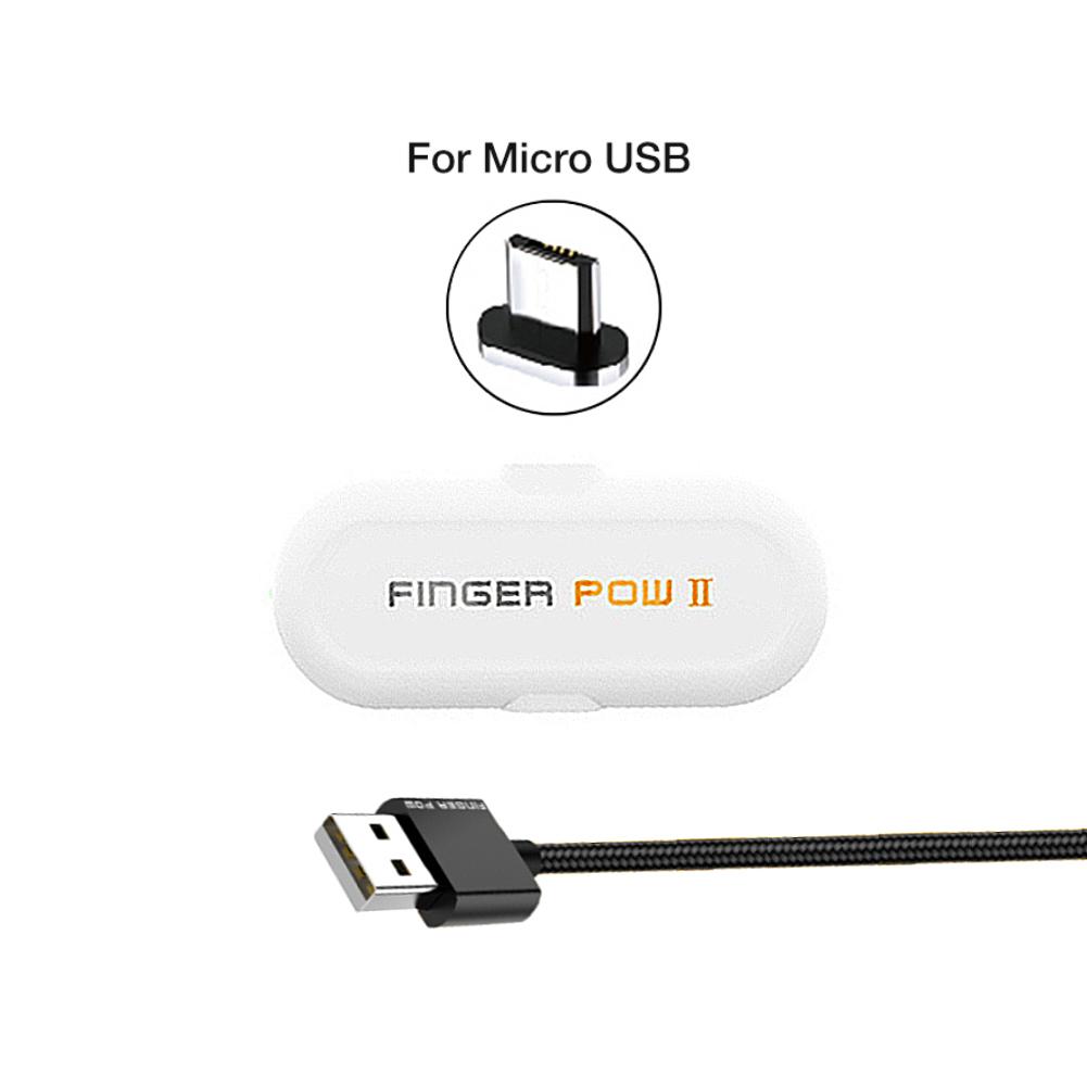 Finger Pow Mini Magnetic Charging Power Bank Tragbare Notfall Schnelle Lade Power Bank Für IPhone Android Typ C Smartphones: For Micro USB