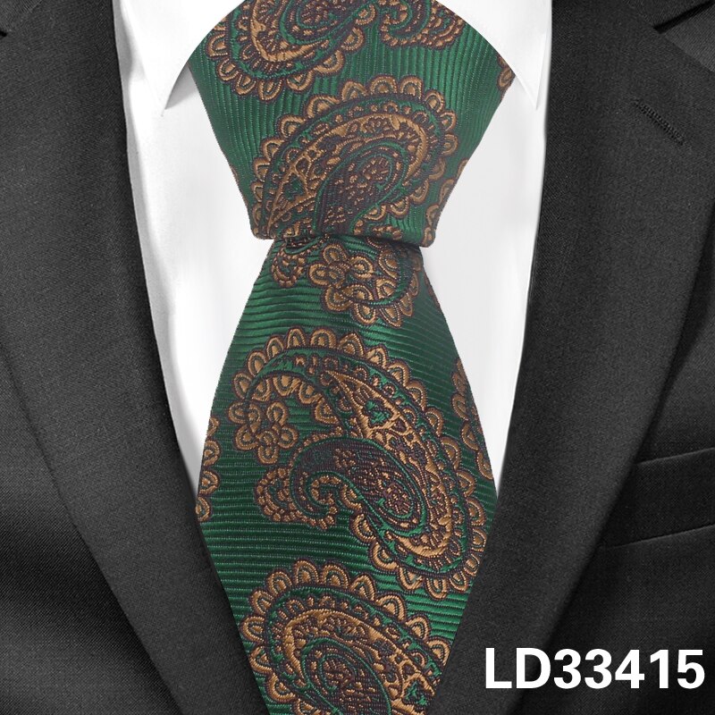 Stripete slips for menn kvinner jacquard floral hals slips for bryllup business dresser magert slips slank menn slips gravatas: Ld33415
