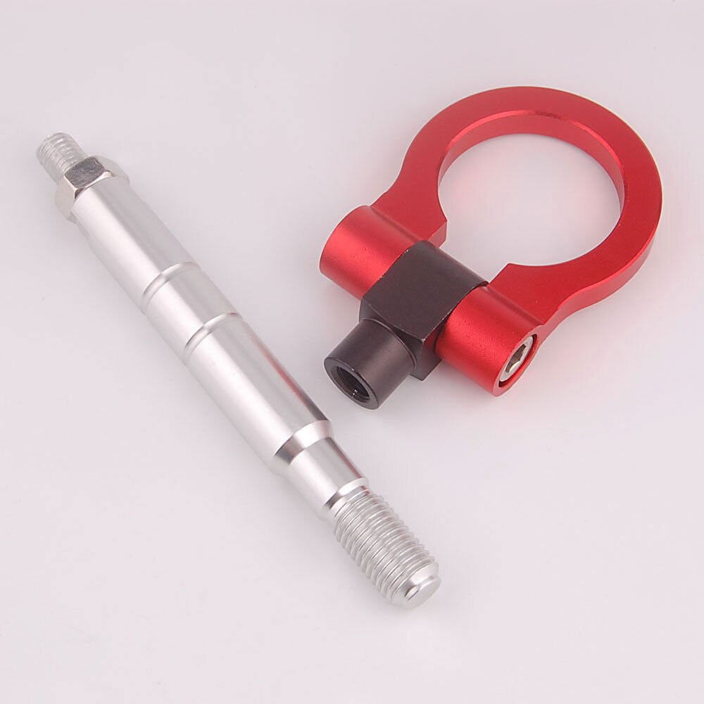 Red Front Rear Racing Tow Hook Trailer Ring Bar Folding Aluminum Red Fit For Subaru Forester WRX XV Impreza Auto Car Accessories