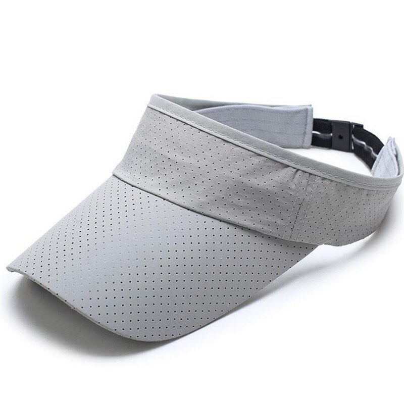 Summer Sun Hat Men Women Breathble Quick-Drying Hat Outdoor Travel Shade Visors Hat Fishing Beach UV Protection Wide Brim Cap: Gray