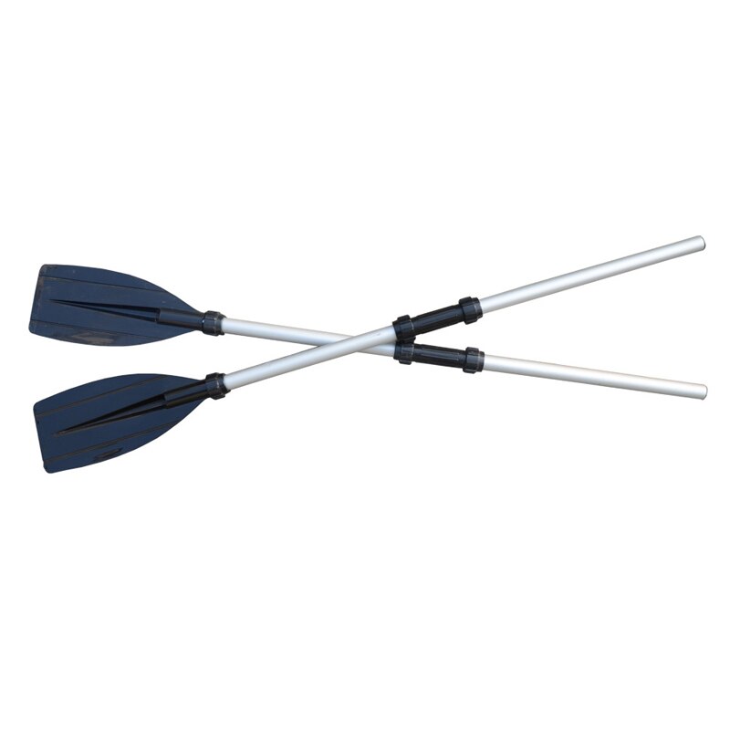 Remos de barco de aluminio reforzado desmontable de 126cm, remo largo de remos, bote inflable de PVC, accesorios para Kayak de pesca, 2 piezas