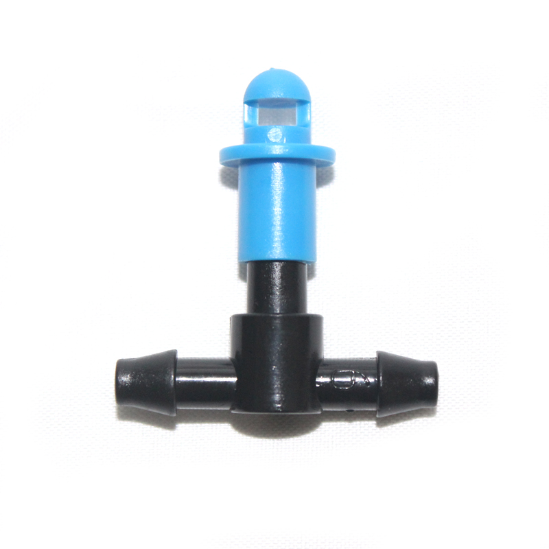 NuoNuoWell 50x Nozzles Micro Water Jet Spray 360 Degree Cooling System Hydroponics Garden Lawn Irrigation Refraction Sprinkler: Blue