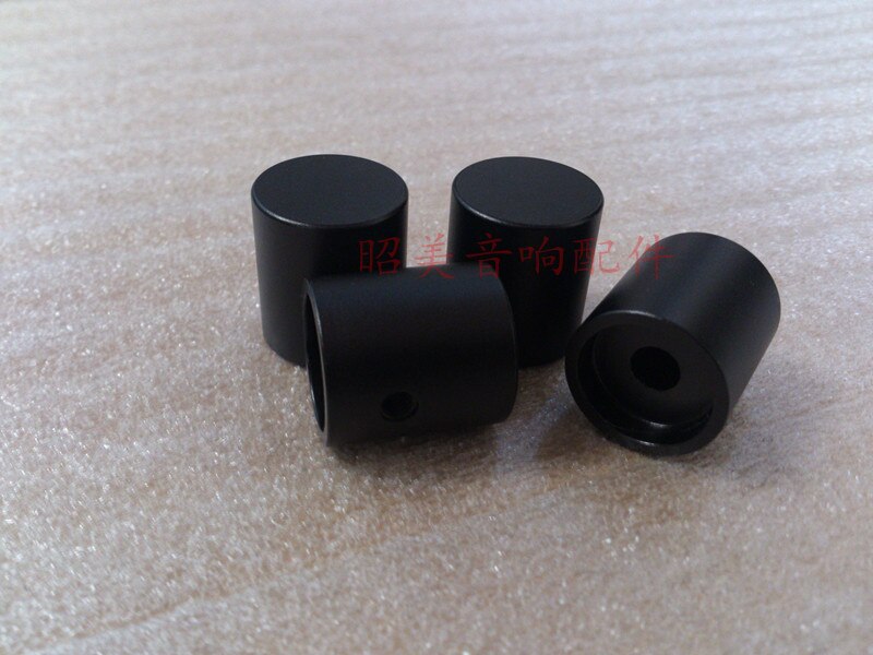 Silber/schwarz Durchmesser 20mm hohe 22mm Zylindrischen Alle aluminium feste audio verstärker volumen Potentiometer knopf