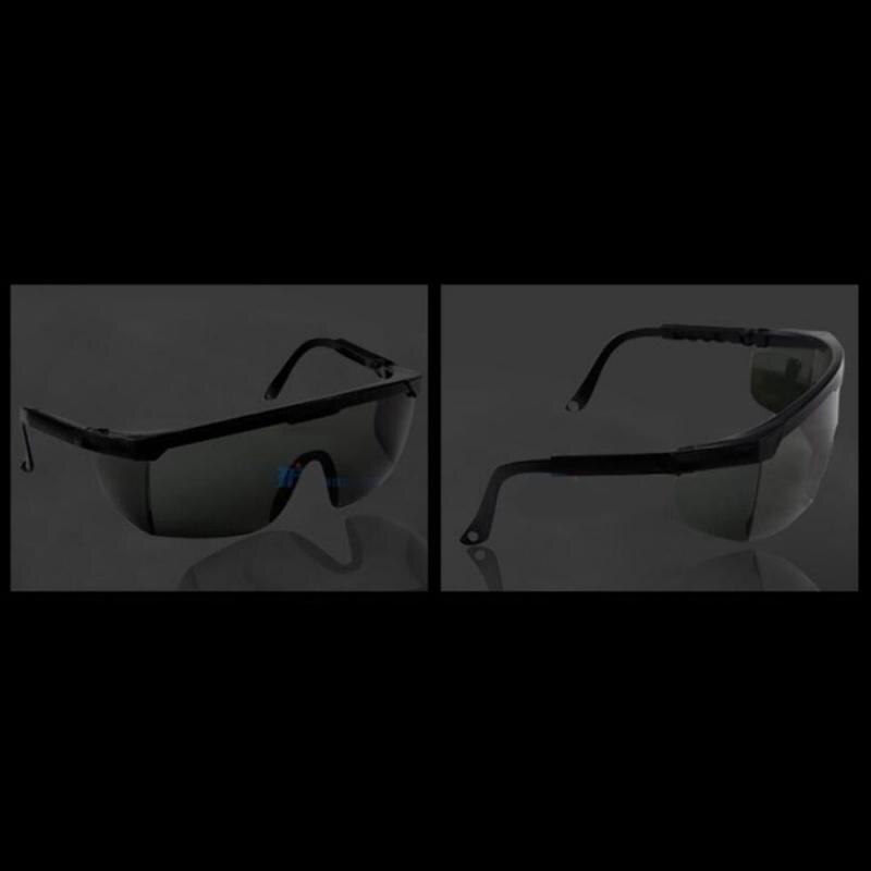 Foldable Adjustable Safety Goggles Anti-Sneeze Liquid Eye Anti-Droplets Windproof Lab Glasses Clear Lens: b