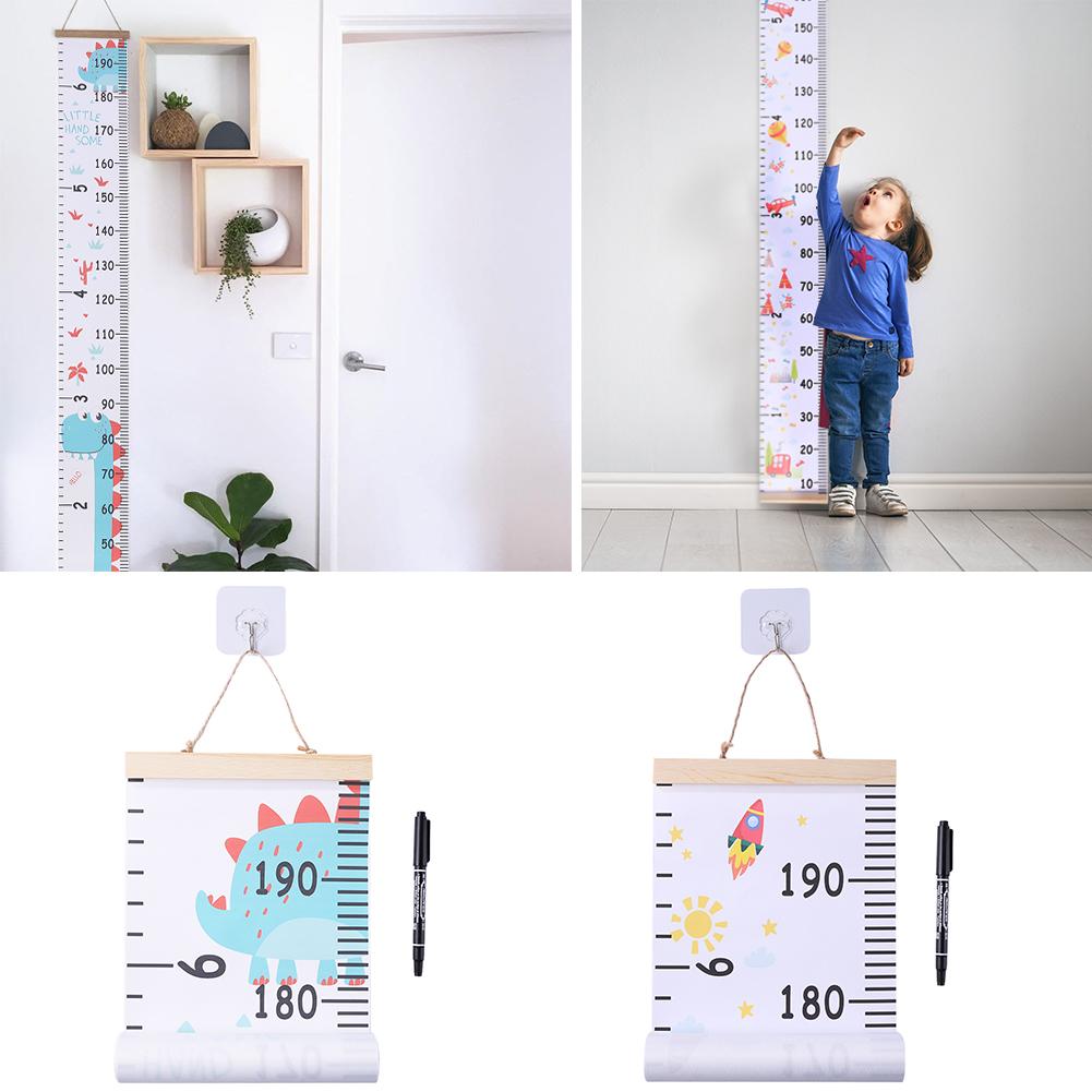 Growth Chart Wall Decals Height Measure Sticker Lightweight and Delicate Work Exquisite Infant Growth Commemoration