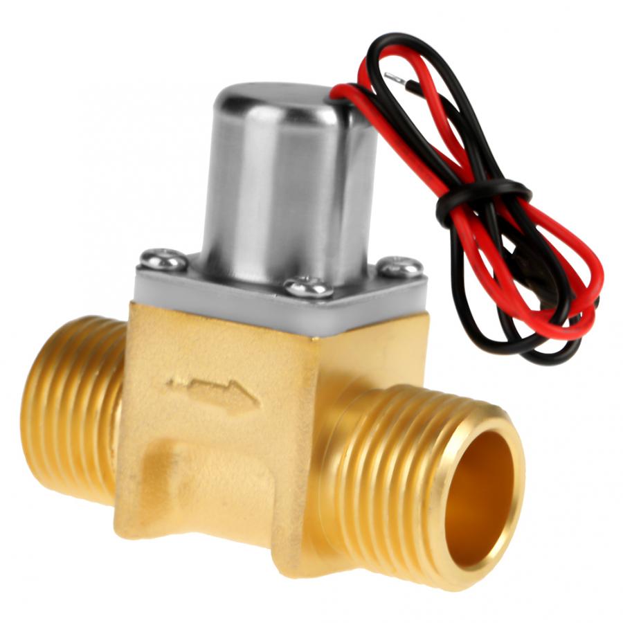 DC 4.5V 1/2&quot; Water Pulse Electromagnetic Valve Brass Solenoid Valve Toilet Flush Valve