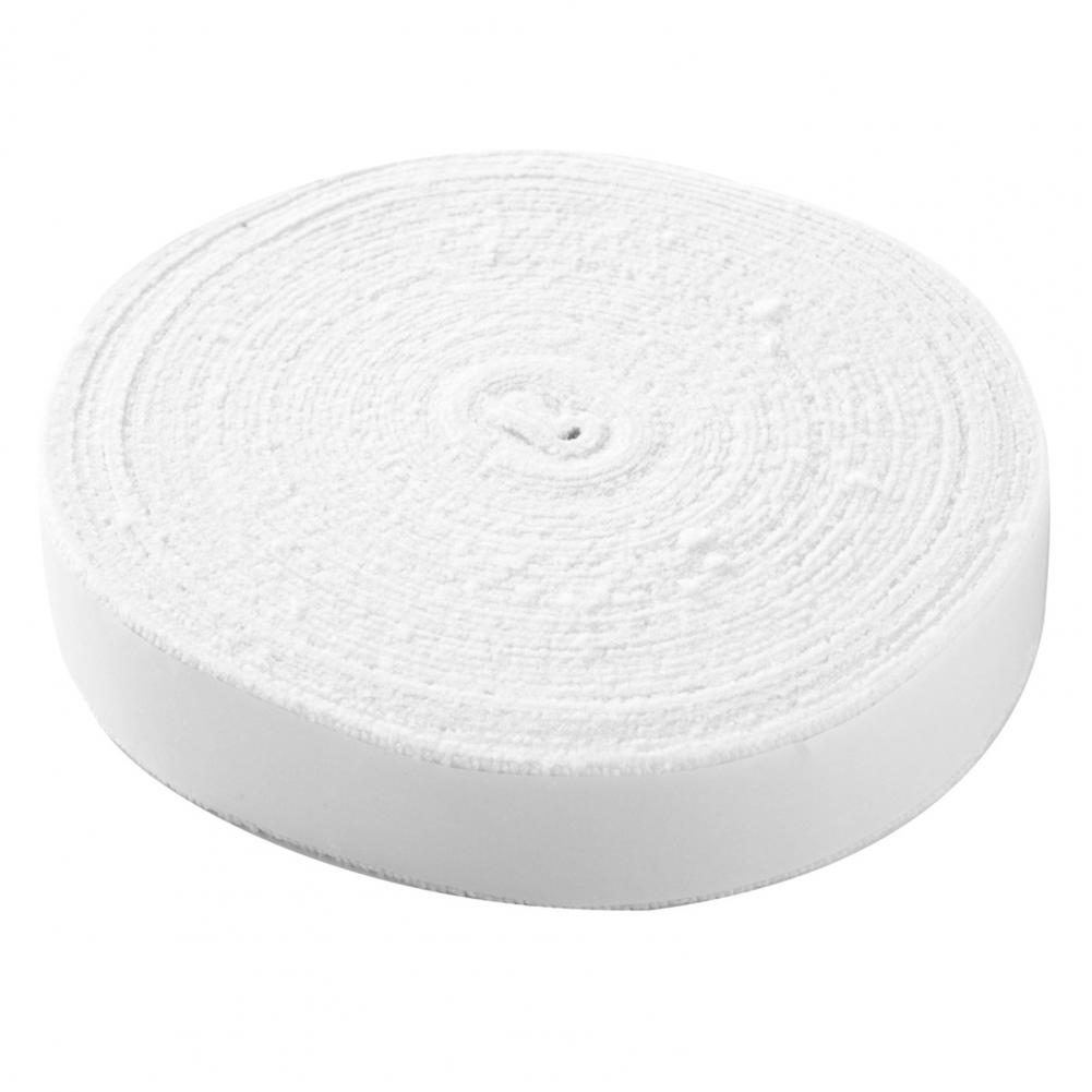 Antypoślizgowa, oddychająca opaska sportowa z uchwytem, oddychająca perforowana krawędź robić tenisa, opaska na paletka robić badmintona: biały