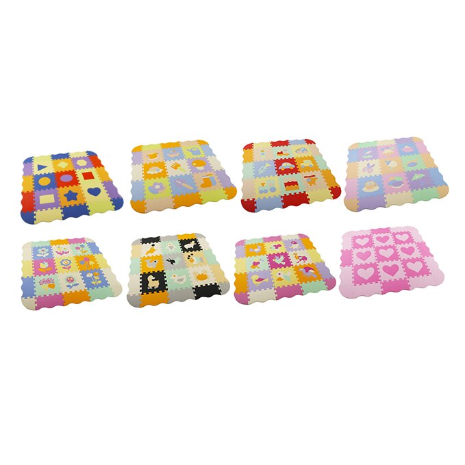 25 stk baby gulvmåtter eva puzzle måtter gulvfliser træning baby legetæpper krybende måtter toddler tæpper aktivitetspuder