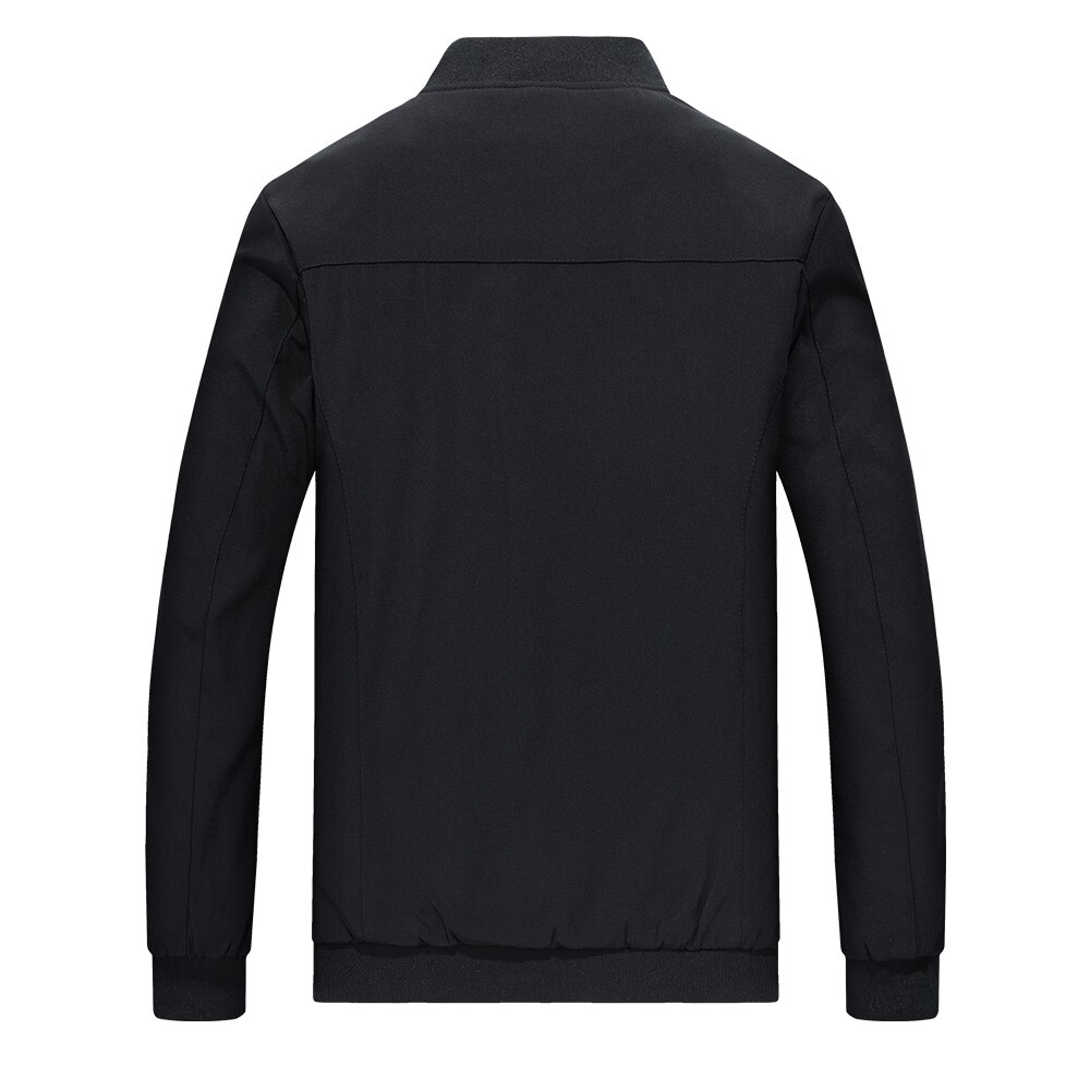 Höst vårjacka herr avslappnad vindjacka klassisk affärskappa manlig jacka plus size kläder stor xxxxl 6xl 7xl 8xl