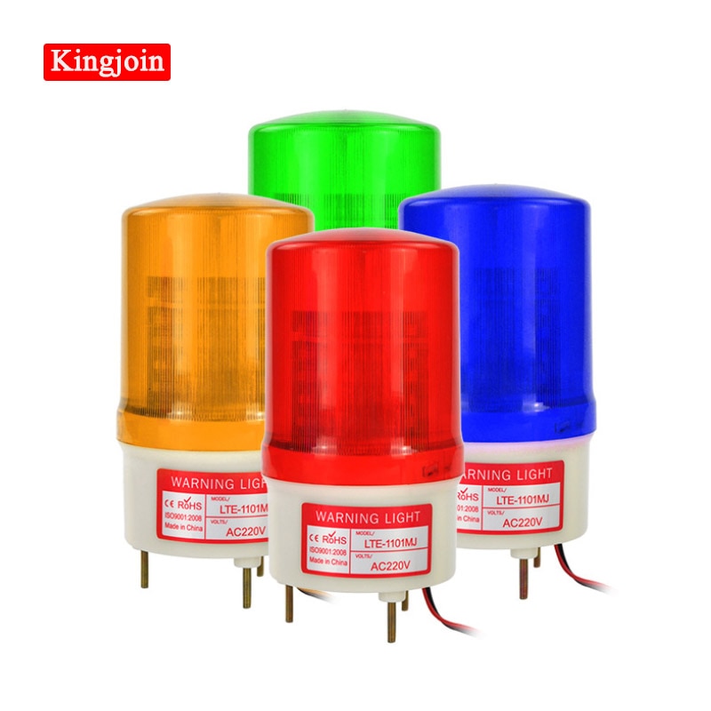 24v 12v 220v 110v rött varningsljus led lampa varningsljus för gsm larm sirena larmsystem politie blixtljus