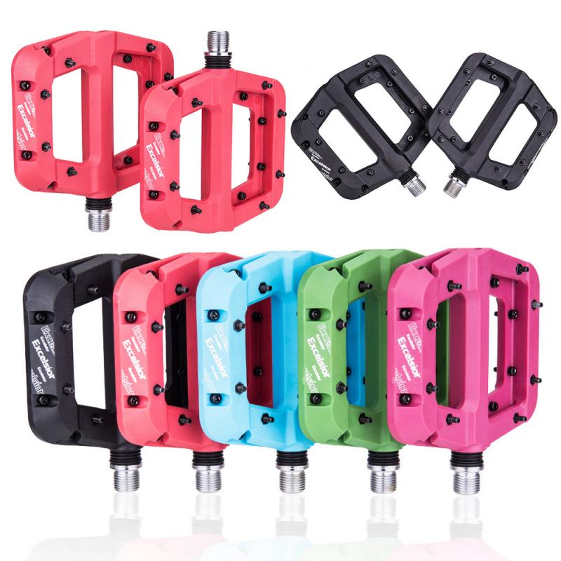 ZTTO wioślarz Mtb pedały Ultralight łożysko nylon płaska szeroka pedały rowerowe antypoślizgowe antypoślizgowe autostrady pedały rowerowe części rowerowe