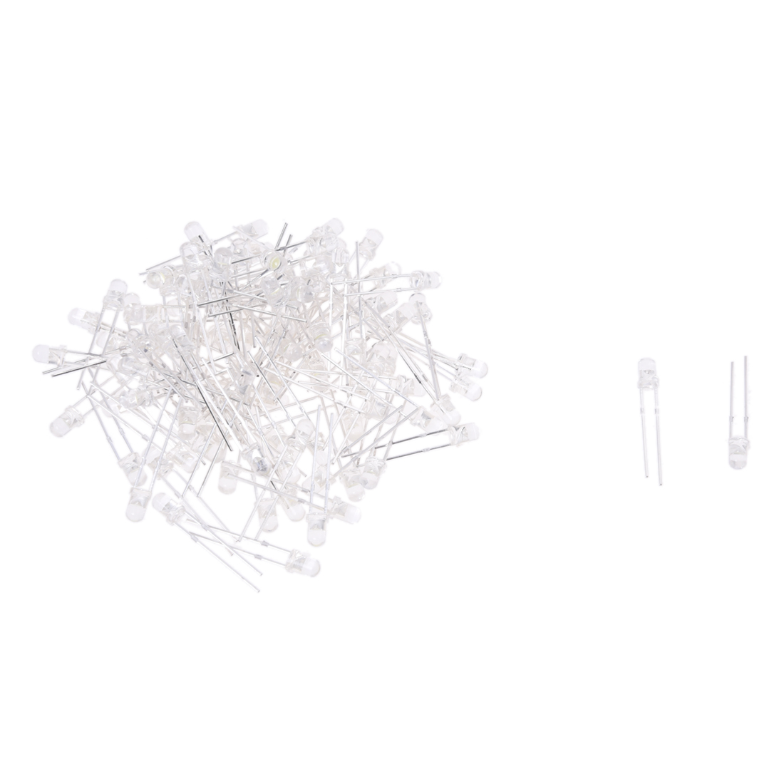 3mm white LED light 100pcs Light Emitting Diode