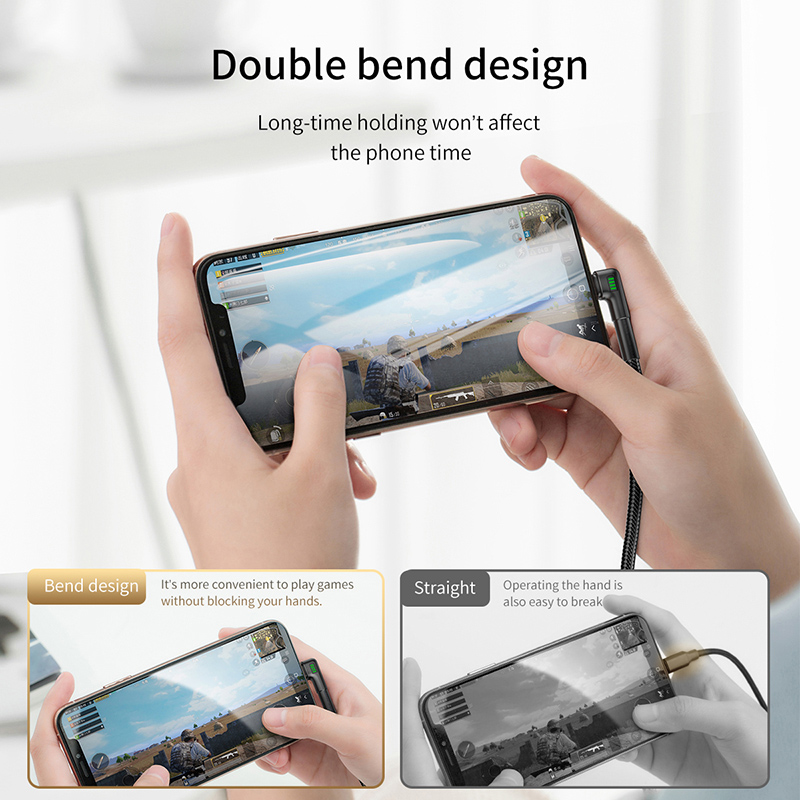 Baseus USB Kabel Für iphone 12 11 Profi max 2,4 EINE Schnelle Ladung Ladegerät Kabel Für iphone USB Draht Kabel praktisch Kabel