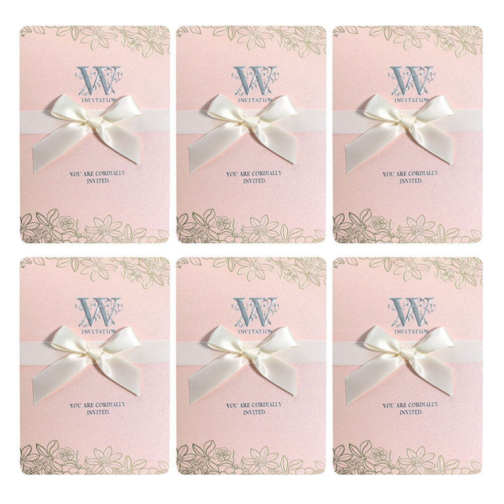 6Pcs Wedding Invitation Card Invitation Card Invitation Paper Card Guest Wedding Party