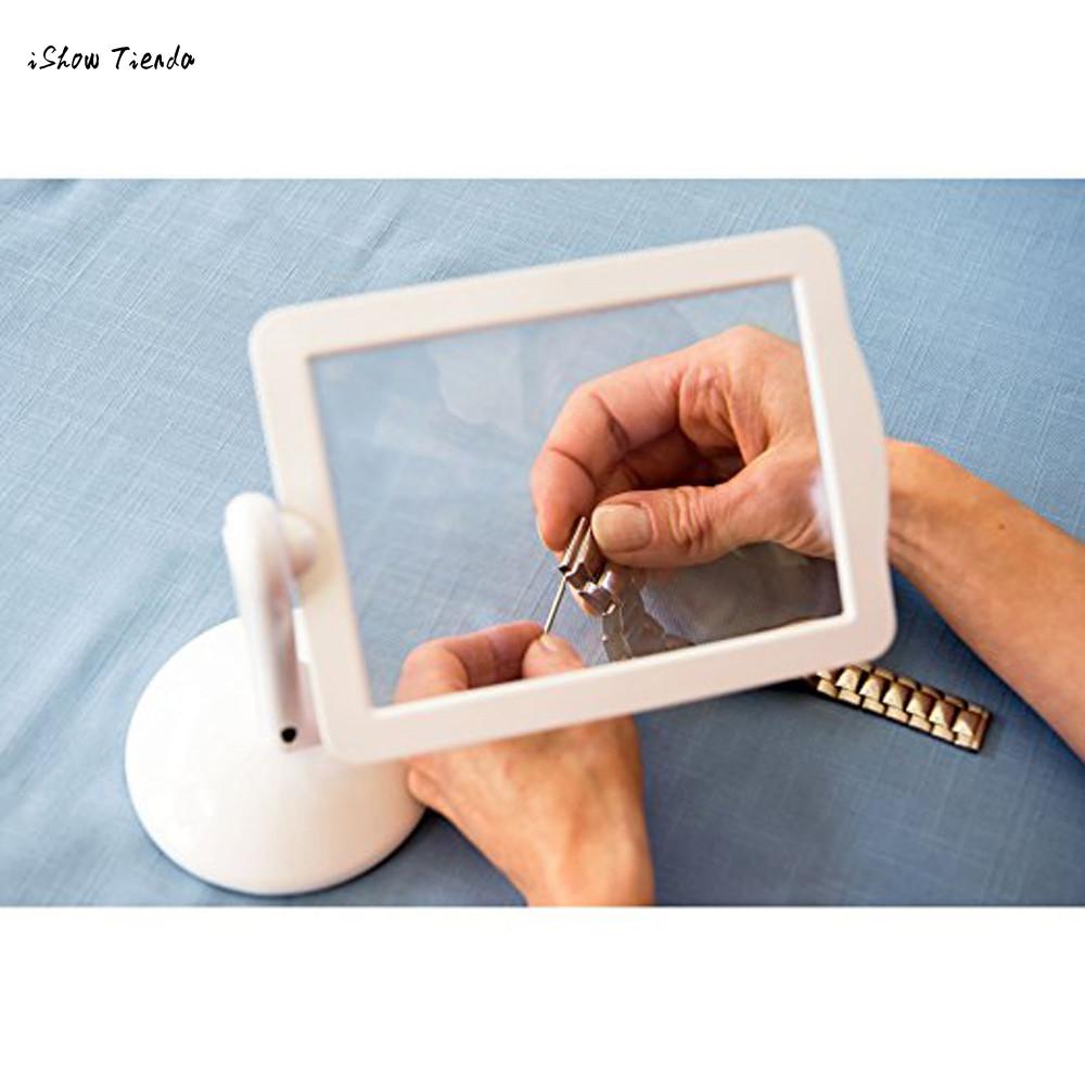 Best Selling Products Adjustable LED Screen Page Magnifier Brighter Reading Viewer Screen Hands-Free With Light In White
