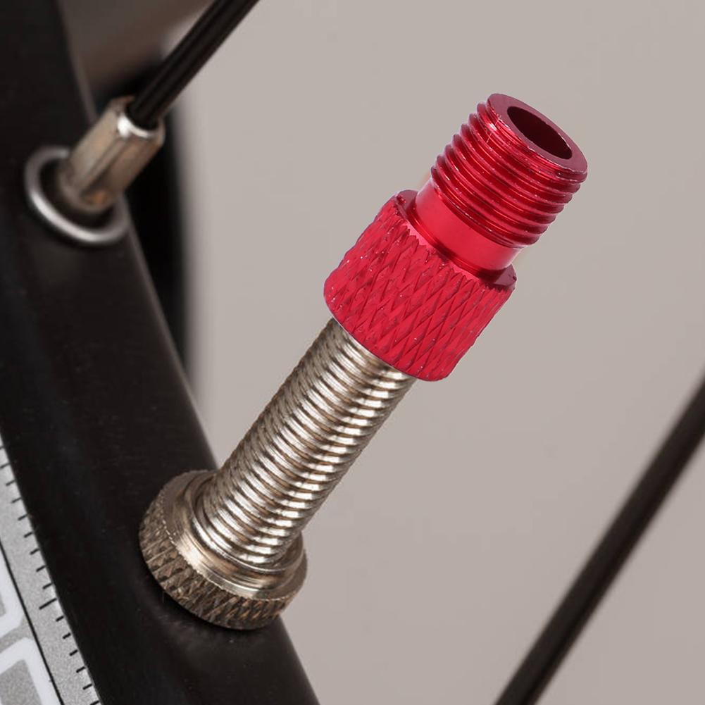 Schrader ventil adapter slitstark mtb cykel ventil omvandlare fast växel cykel presta till schrader ventil adapter