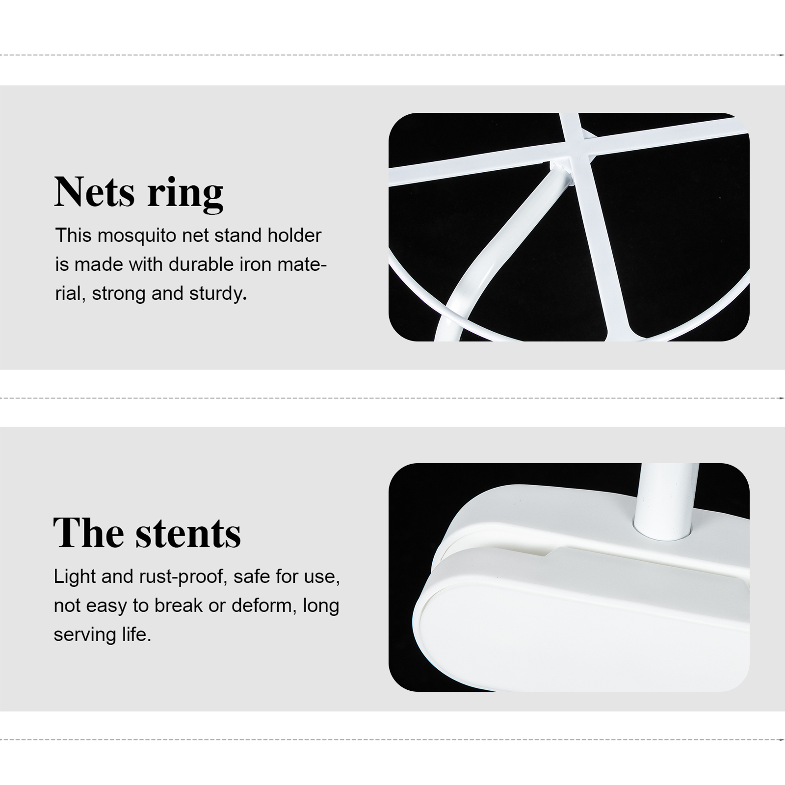 1 Set Dome Stijl Klamboe Rack Klamboe Houder Wieg Beugel Supply