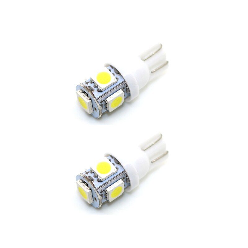 2 stk bil modificeret led lille pære majs lys stick bil tag lys passer til toyota yaris auto bredde lampe bil tilbehør: Hvid