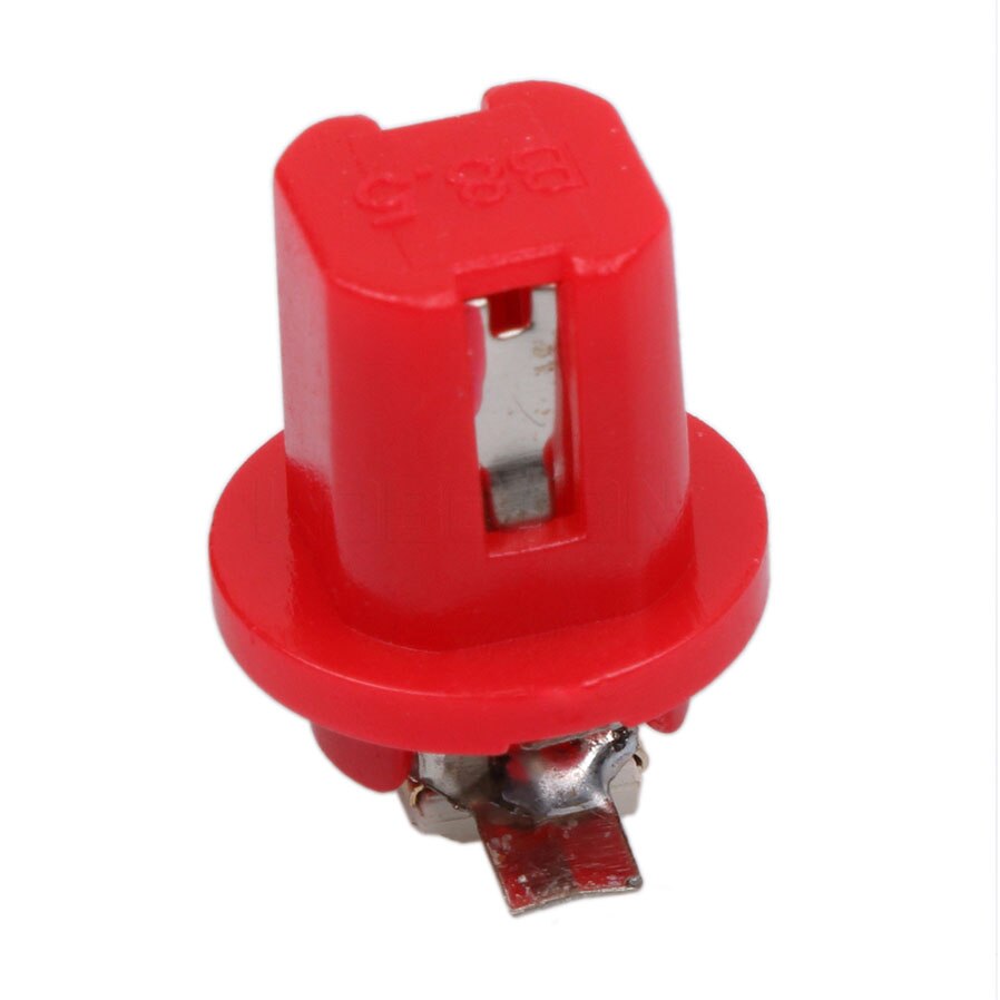 kebedemm 10pcs Instrument lights Car Gauge colorful B8.5D 509T B8.5 5050 Led 1 SMD T5 Lamp Dash Bulb Dashboard instrument Light