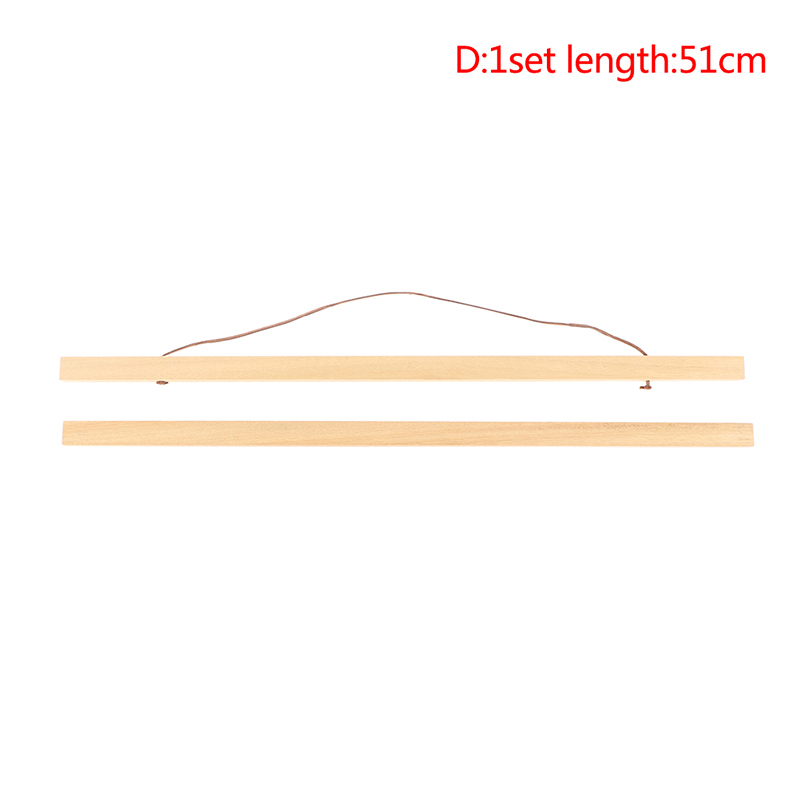 Magnetische Diy Hout Poster Frame Teak Grenen Foto Hangers Opknoping Kit Voor Foto Canvas Poster Frame Canvas Frame Art Hanger: Style-04