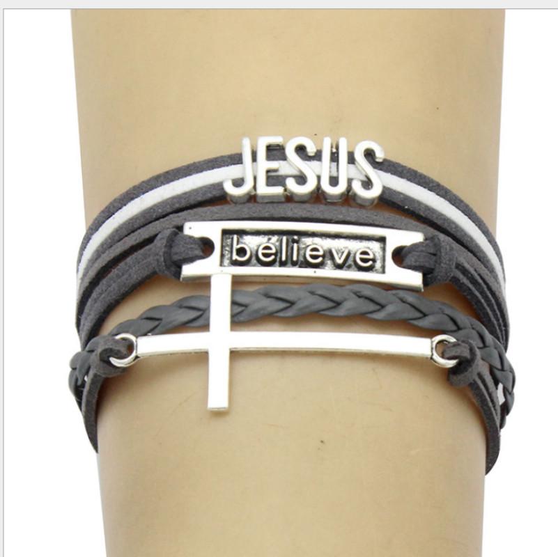 Kruis Van Jezus Armband Jesus Fish Christian God Jezus Jewelrychristian Religieuze Sieraden Armbanden