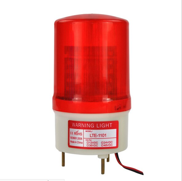 Rotating Warning Light LED Alarm Light Acousto-optic Alarm Box Flashing Light Traffic Light Solar Waring Light Colorful Light
