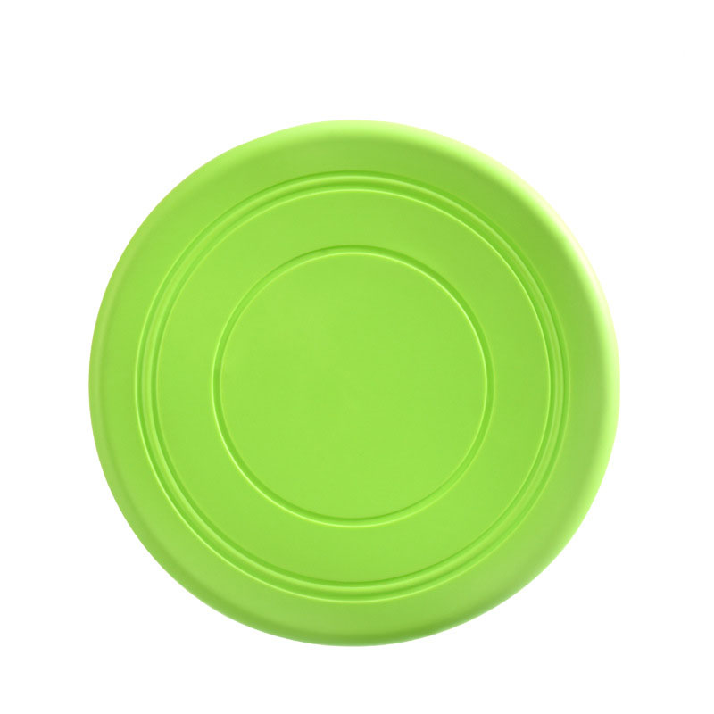 Platillo volante de plástico divertido para perro, juguete para mascotas, discos voladores resistentes, mordedores, adiestramiento de cachorros, 1 unidad: Green