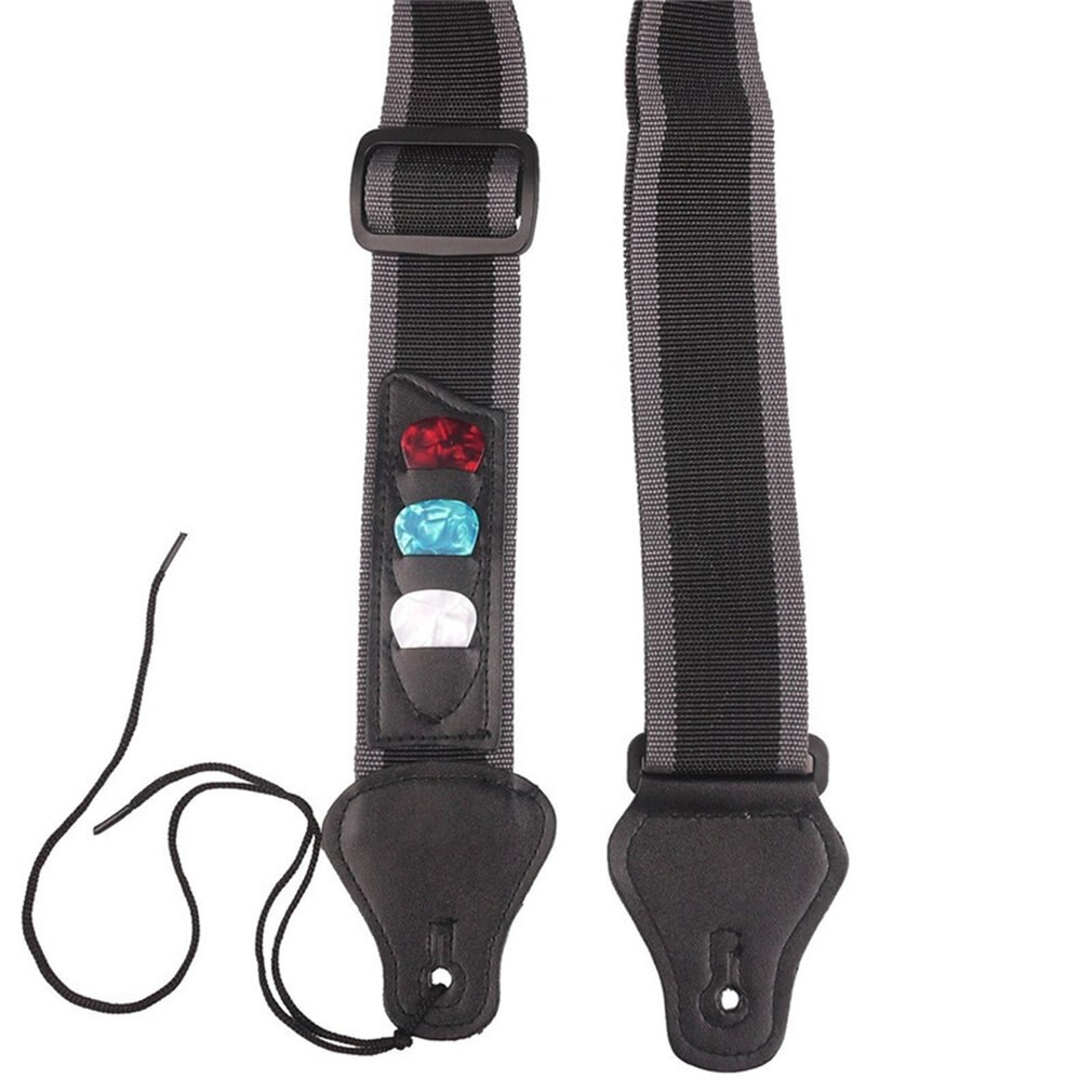 Adjustable Simple Acoustic Electric Guitar Strap Electric Acoustic Bass Guitar Strap Belt Guitar Upgrade Accessories