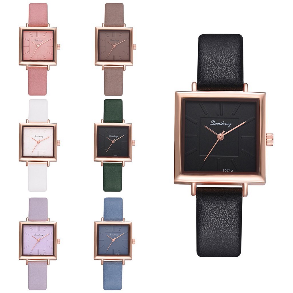 Relojes Montres Femmes de lujo para Mujer, relojes de pulsera digitales con correa de Cuero Luminoso, Reloj de pulsera informal de negocios, Reloj de vestir para Mujer