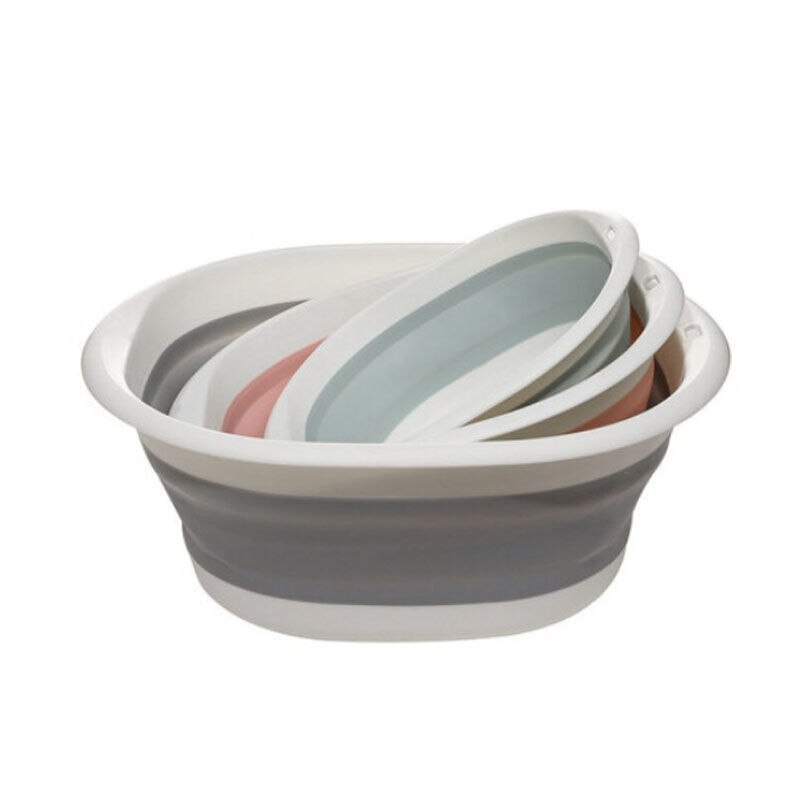 Plastic Folding Basins Portable Wash Basin Home Outdoor Laundry Tub Bathroom Kitchen Accessories Wash Basin 3 Models