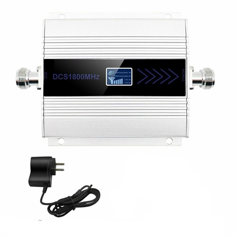 DCS 1800MHZ GSM 1800 2g 4g LTE Cell Phone Signal Repeater Booster Mobile Phone Signal Amplifier + Indoor Outdoor Antenna