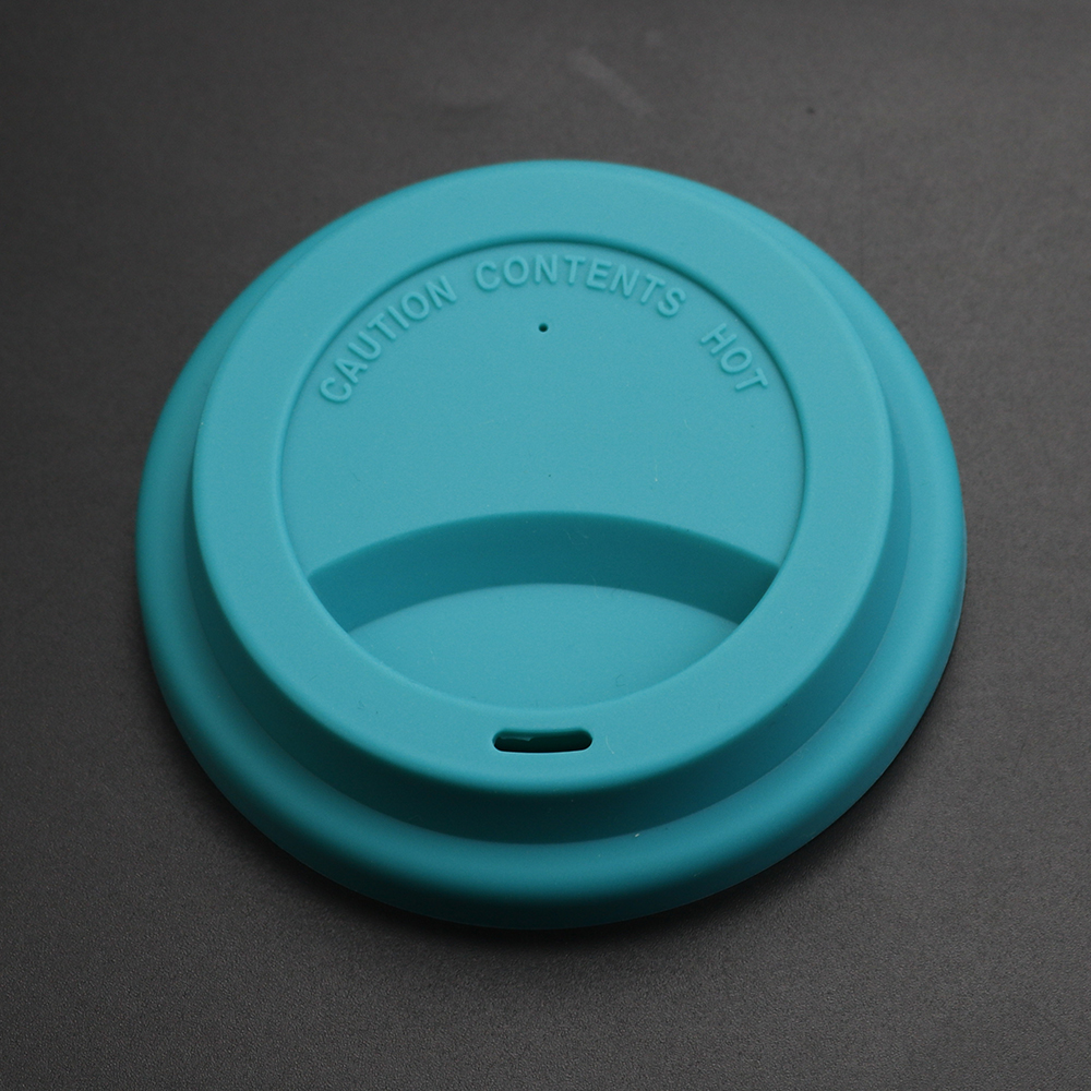 1 Stuks 9.5Cm Universele Siliconen Mok Cup Cover Afdichting Beschermende Deksel Warmte Temperatuur Bewaren Stofvrij Voor Thee/Koffie/Melk Beker: Dark Gray