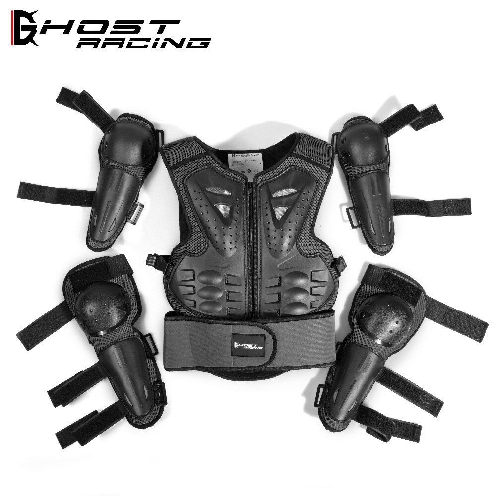 Motorcycle protective gear children's armor clothing riding protective off-road suit sports knee pads elbow