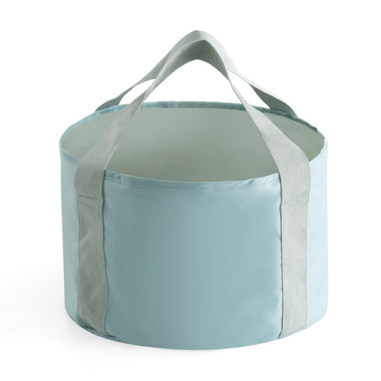 GESEW Foldable Basin Outdoor Travel Water Bucket Portable Foot Bath Bucket Multipurpose Folding Washbasin Large Capacity Basin: Blue